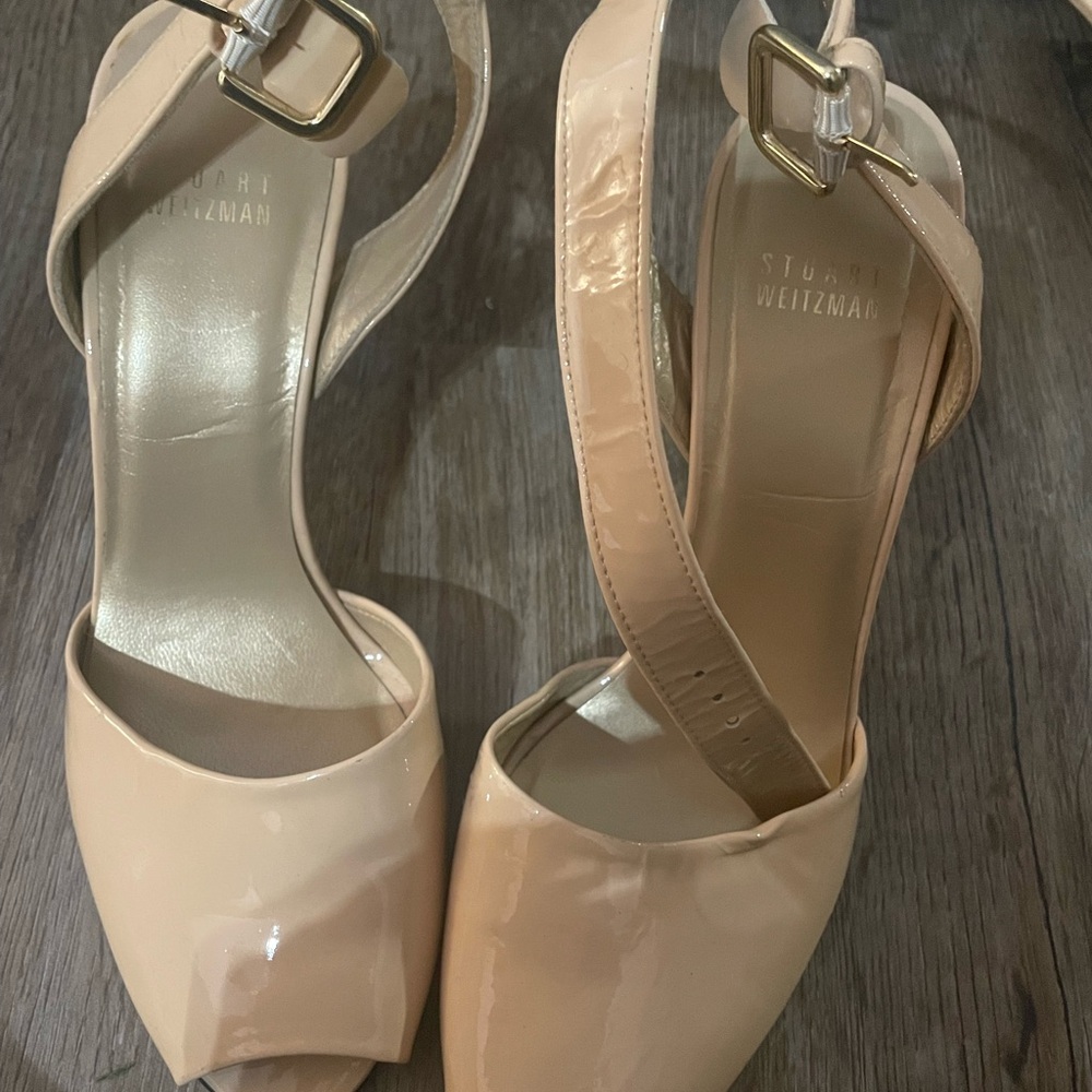 Barely Worn Stuart Weitzman Nude Pumps - image 2